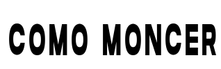 Como Moncer Font Image