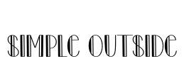 Simple Outside Font Image