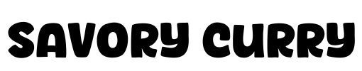 Savory Curry Font Image
