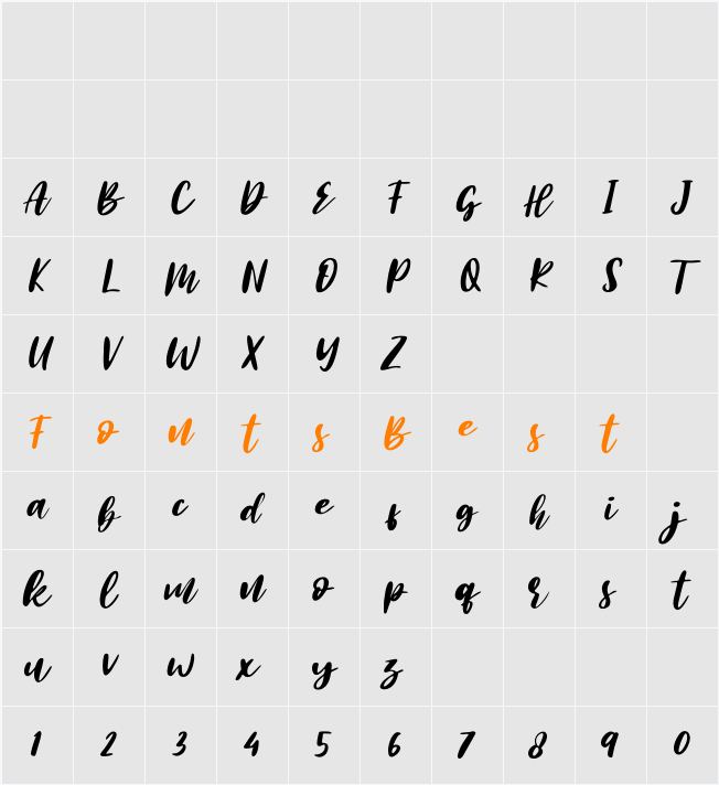 Amsyong Moment Character Map