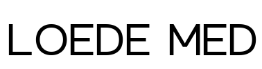 Loede Med Font Image