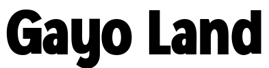 Gayo Land Font Image