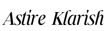 Astire Klarish Font Image