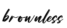 brownless Font Image