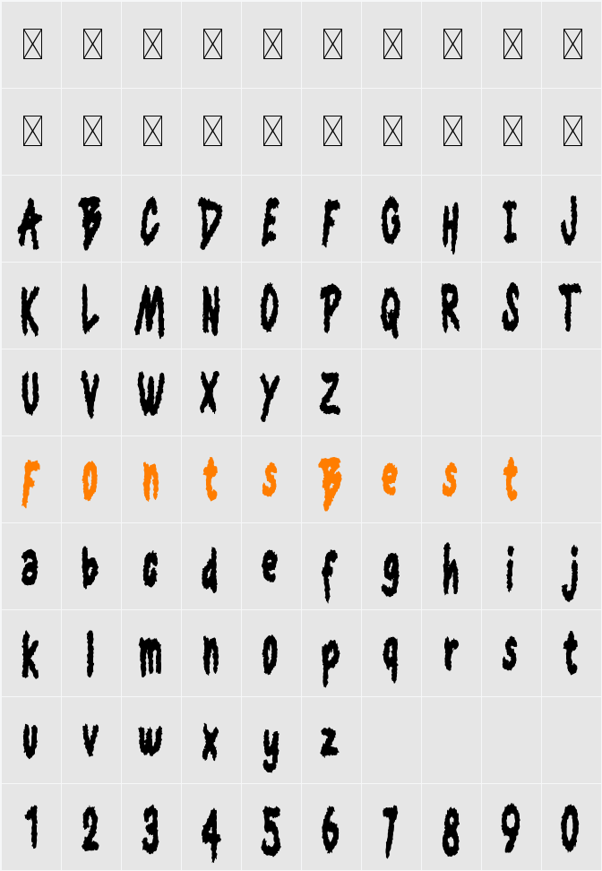 Brainseater Character Map