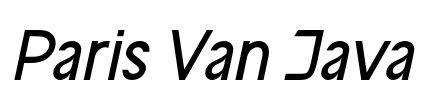 Paris Van Java Font Image