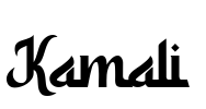 Kamali Font Image