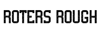 Roters Rough Font Image