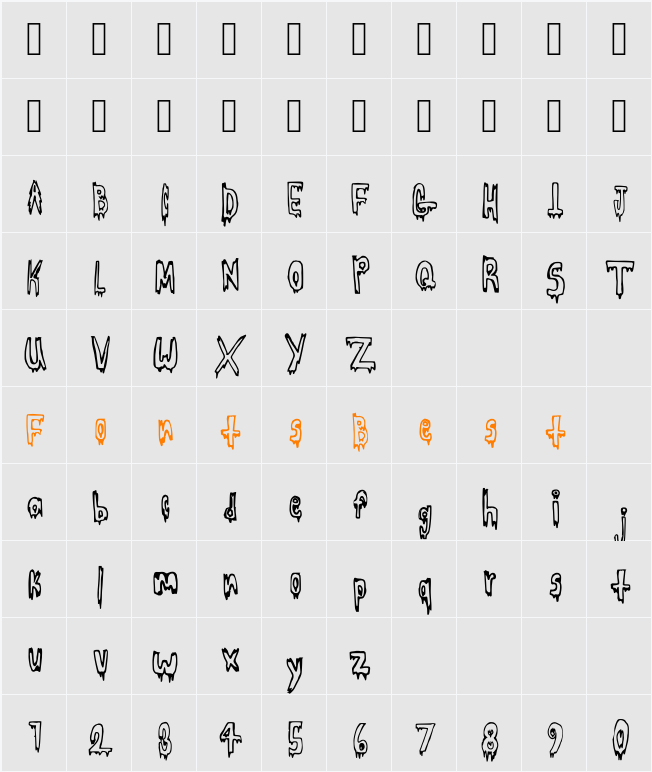 Icicle Chill Character Map