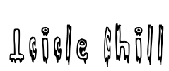 Icicle Chill Font Image
