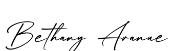 Bethany Avanue Font Image