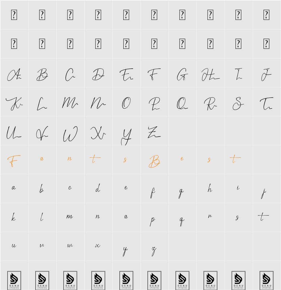 Gramy Pellicent Character Map