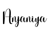 Anjaniya Font Image