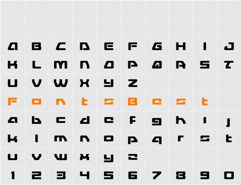 Furian Compact Character Map