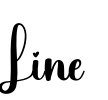Line Font Image