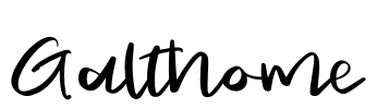 Galthome Font Image