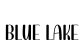 Blue Lake Font Image