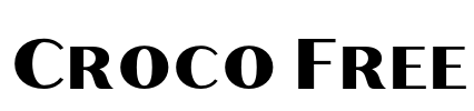 Croco Free Font Image