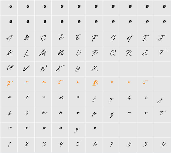 Altena Character Map