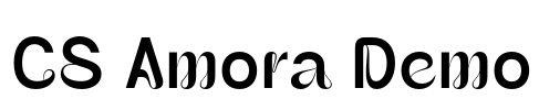 CS Amora Demo Font Image