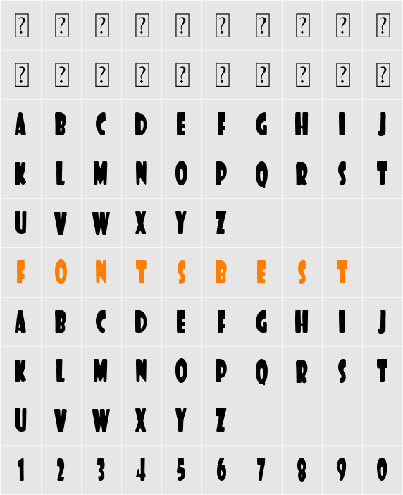 Final Match Character Map