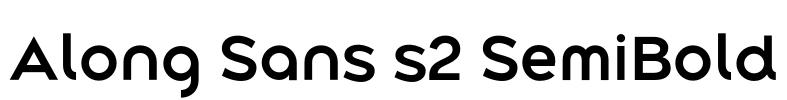 Along Sans s2 SemiBold