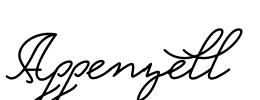 Appenzell Font Image