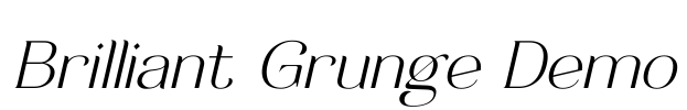 Brilliant Grunge Demo Font Image