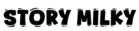 Story Milky Font Image