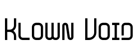 Klown Void Font Image