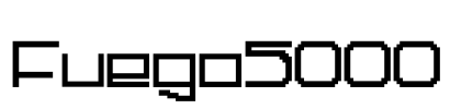 Fuego5000 Font Image