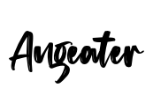 Angeater Font Image