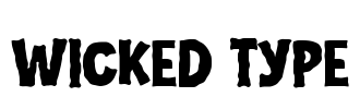 Wicked Type Font Image