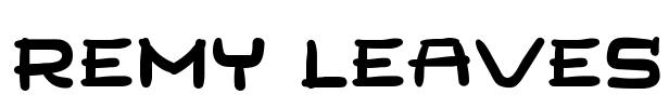 Remy Leaves Font Image