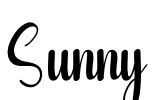 Sunny Font Image