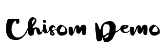 Chisom Demo Font Image