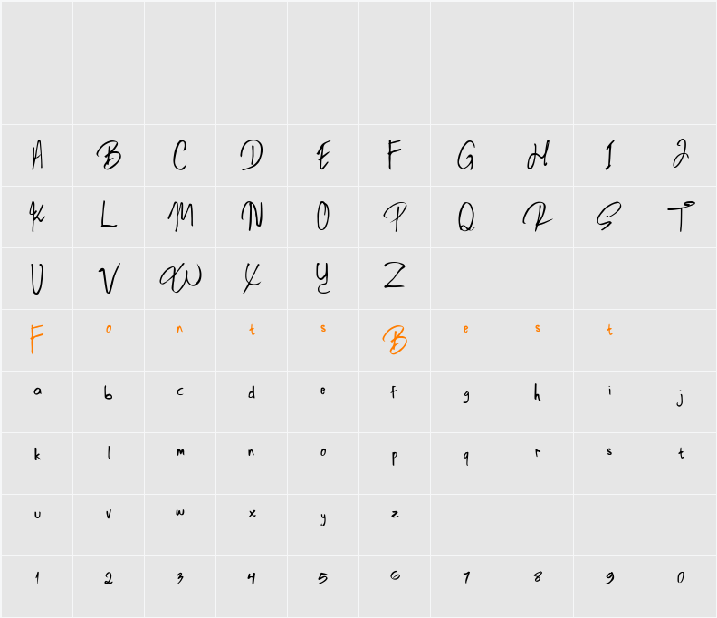 Biladhelpia Character Map