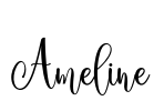 Ameline Font Image