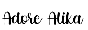 Adore Alika Font Image