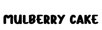 Mulberry Cake Font Image