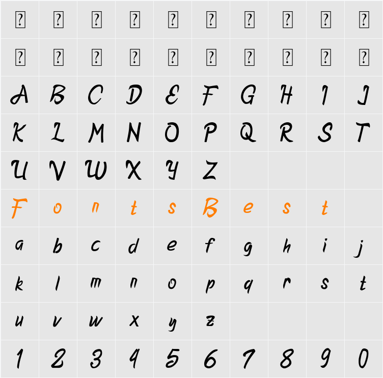 Alabastha Character Map