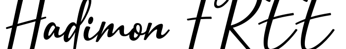 Hadimon FREE Font Image