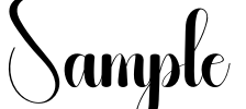 Sample Font Image