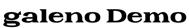 galeno Demo Font Image