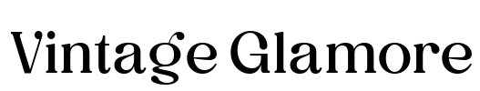 Vintage Glamore Font Image