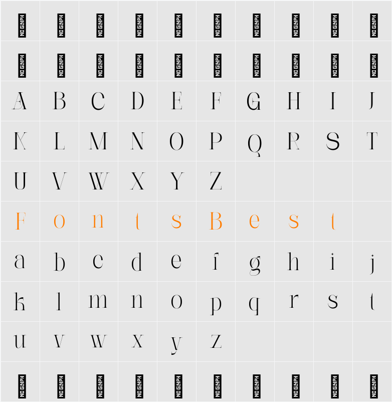 Artik - Demo Version Character Map