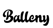 Balleny Font Image