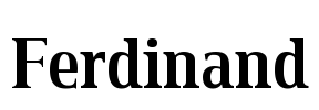 Ferdinand Font Image