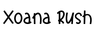 Xoana Rush Font Image