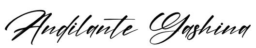 Andilante Gashina Font Image